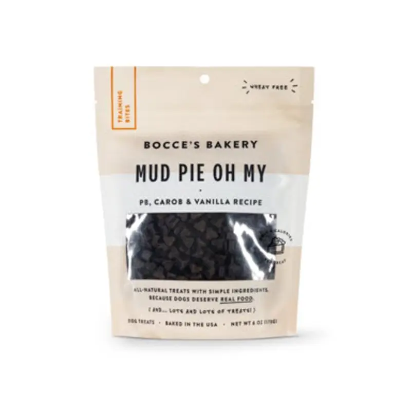 Bocce's Bakery Everyday Training Bites Mud Pie Oh My 6 oz Bag