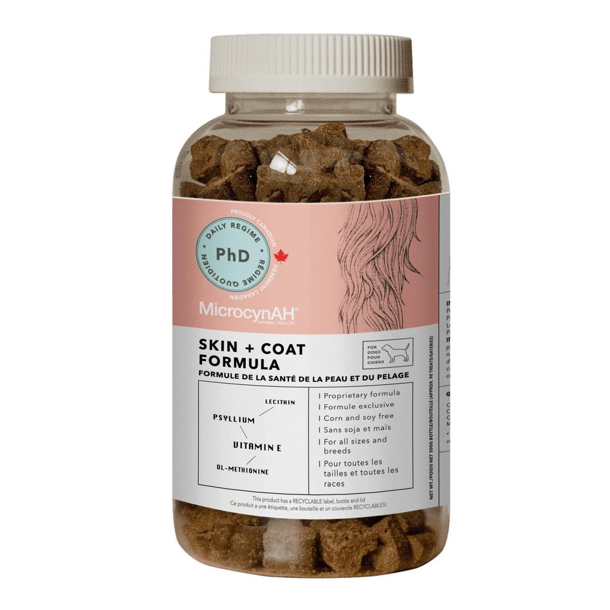 MicrocynAH PhD Dog Treats - Skin and Coat Care Formula (For Dogs)