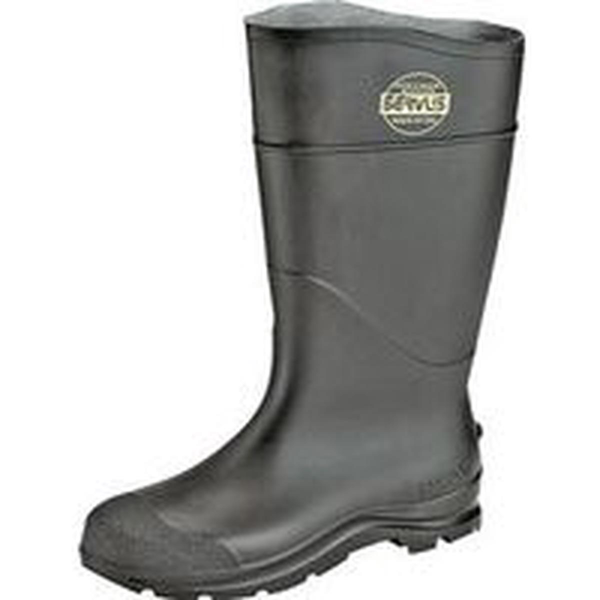 Servus Non-Insulated Knee Boots, Size 10, Black, PVC Upper (18822-10)